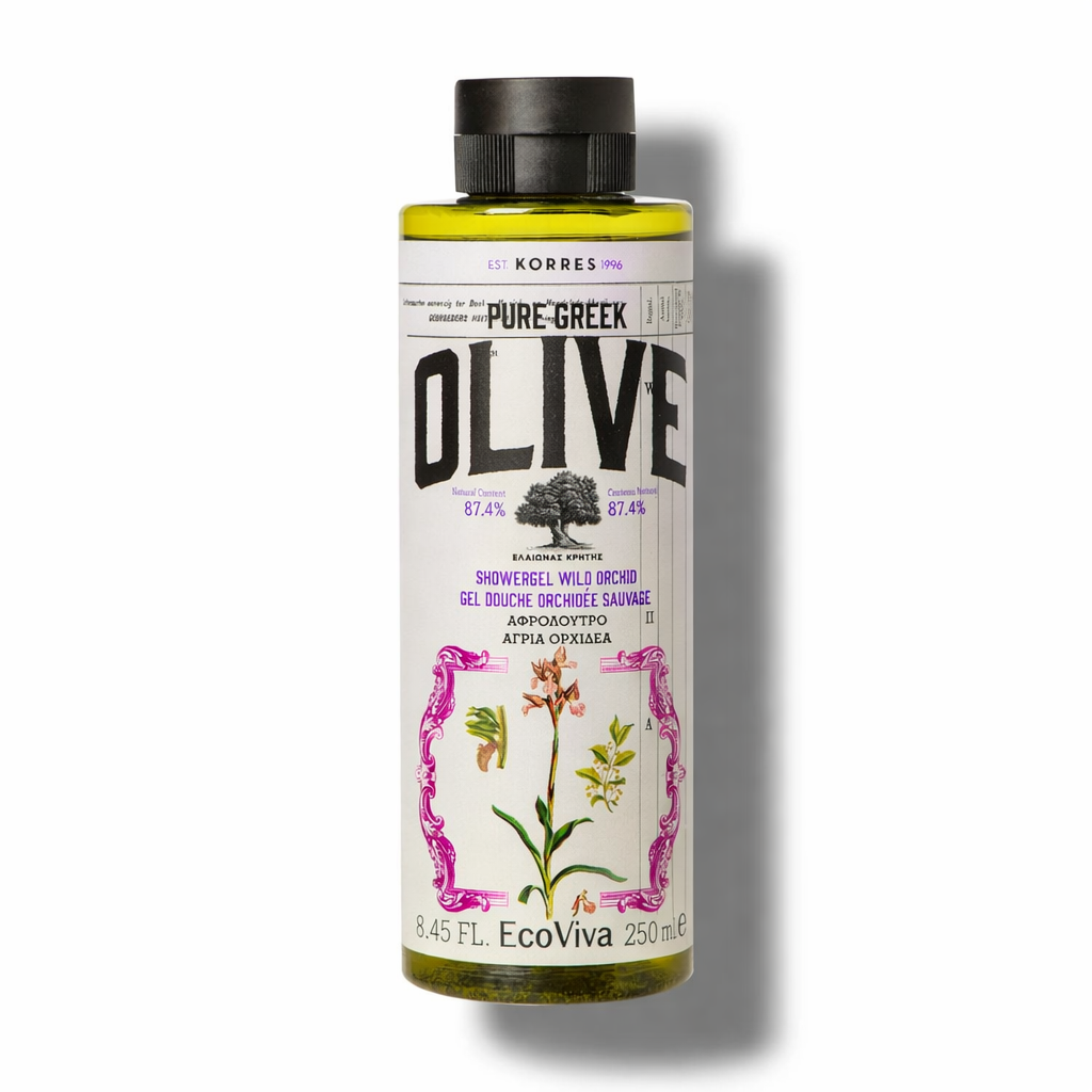 Pure Greek Olive Shower Gel Wild Orchid